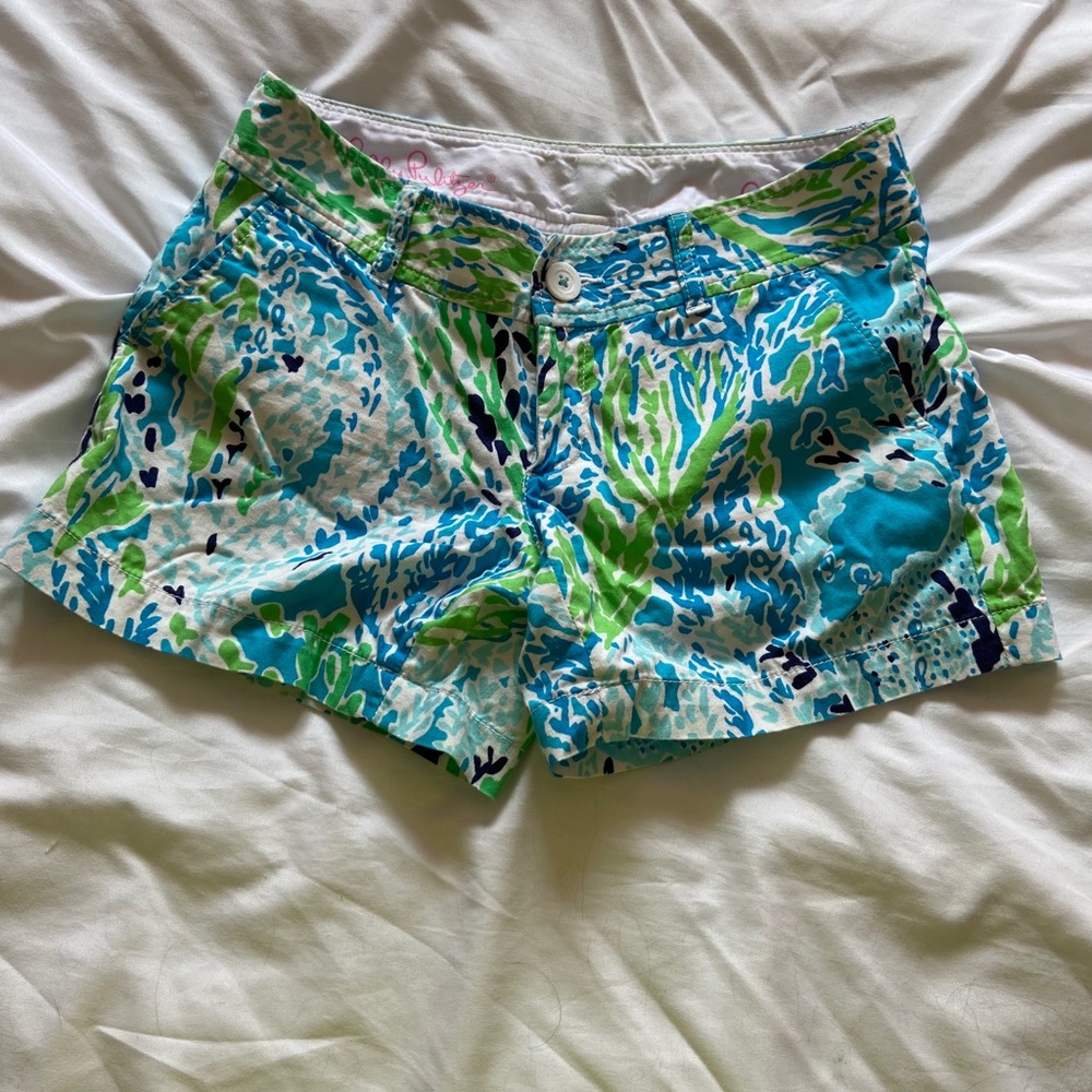 Lilly Pulitzer Callahan Shorts Let’s Cha Cha